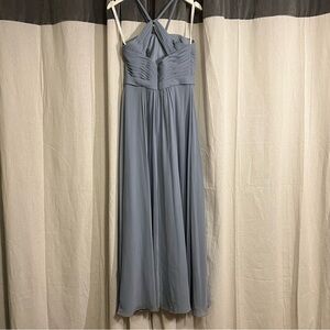 Azazie Dusty Blue Evening/Bridesmaid gown.
